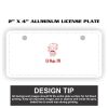 2" X 4" Aluminum License Plate  Thumbnail