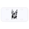 Personalized 3 X 6 Heavy Duty Acrylic / Plastic License Plate Thumbnail