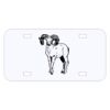 Personalized 3 X 6 Heavy Duty Acrylic / Plastic License Plate Thumbnail