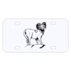 Personalized 3 X 6 Heavy Duty Acrylic / Plastic License Plate Thumbnail