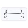 Personalized 3 X 6 Heavy Duty Acrylic / Plastic License Plate Thumbnail