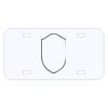 Personalized 3 X 6 Heavy Duty Acrylic / Plastic License Plate Thumbnail