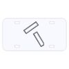 Personalized 3 X 6 Heavy Duty Acrylic / Plastic License Plate Thumbnail
