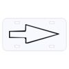 Personalized 3 X 6 Heavy Duty Acrylic / Plastic License Plate Thumbnail