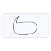 Personalized 3 X 6 Heavy Duty Acrylic / Plastic License Plate Thumbnail