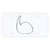 Personalized 3 X 6 Heavy Duty Acrylic / Plastic License Plate Thumbnail