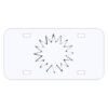 Personalized 3 X 6 Heavy Duty Acrylic / Plastic License Plate Thumbnail
