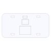 Personalized 3 X 6 Heavy Duty Acrylic / Plastic License Plate Thumbnail