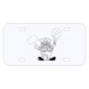 Personalized 3 X 6 Heavy Duty Acrylic / Plastic License Plate Thumbnail