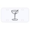 Personalized 3 X 6 Heavy Duty Acrylic / Plastic License Plate Thumbnail