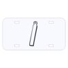 Personalized 3 X 6 Heavy Duty Acrylic / Plastic License Plate Thumbnail