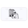 Personalized 3 X 6 Heavy Duty Acrylic / Plastic License Plate Thumbnail