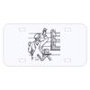 Personalized 3 X 6 Heavy Duty Acrylic / Plastic License Plate Thumbnail