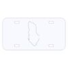 Personalized 3 X 6 Heavy Duty Acrylic / Plastic License Plate Thumbnail