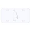 Personalized 3 X 6 Heavy Duty Acrylic / Plastic License Plate Thumbnail