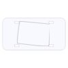 Personalized 3 X 6 Heavy Duty Acrylic / Plastic License Plate Thumbnail