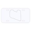Personalized 3 X 6 Heavy Duty Acrylic / Plastic License Plate Thumbnail