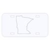 Personalized 3 X 6 Heavy Duty Acrylic / Plastic License Plate Thumbnail