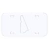 Personalized 3 X 6 Heavy Duty Acrylic / Plastic License Plate Thumbnail