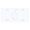 Personalized 3 X 6 Heavy Duty Acrylic / Plastic License Plate Thumbnail