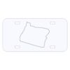 Personalized 3 X 6 Heavy Duty Acrylic / Plastic License Plate Thumbnail