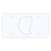 Personalized 3 X 6 Heavy Duty Acrylic / Plastic License Plate Thumbnail