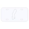 Personalized 3 X 6 Heavy Duty Acrylic / Plastic License Plate Thumbnail