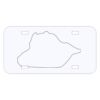 Personalized 3 X 6 Heavy Duty Acrylic / Plastic License Plate Thumbnail