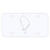 Personalized 3 X 6 Heavy Duty Acrylic / Plastic License Plate Thumbnail