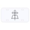 Personalized 3 X 6 Heavy Duty Acrylic / Plastic License Plate Thumbnail