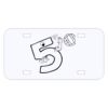 Personalized 3 X 6 Heavy Duty Acrylic / Plastic License Plate Thumbnail