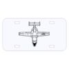 Personalized 3 X 6 Heavy Duty Acrylic / Plastic License Plate Thumbnail