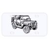 Personalized 3 X 6 Heavy Duty Acrylic / Plastic License Plate Thumbnail