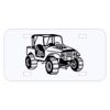 Personalized 3 X 6 Heavy Duty Acrylic / Plastic License Plate Thumbnail