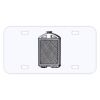 Personalized 3 X 6 Heavy Duty Acrylic / Plastic License Plate Thumbnail
