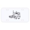 Personalized 3 X 6 Heavy Duty Acrylic / Plastic License Plate Thumbnail