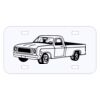 Personalized 3 X 6 Heavy Duty Acrylic / Plastic License Plate Thumbnail