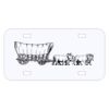 Personalized 3 X 6 Heavy Duty Acrylic / Plastic License Plate Thumbnail