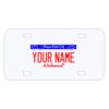 Personalized 3 X 6 Heavy Duty Acrylic / Plastic License Plate Thumbnail