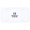 Personalized 3 X 6 Heavy Duty Acrylic / Plastic License Plate Thumbnail