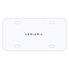 Personalized 3 X 6 Heavy Duty Acrylic / Plastic License Plate Thumbnail