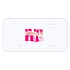 Personalized 3 X 6 Heavy Duty Acrylic / Plastic License Plate Thumbnail