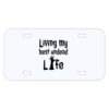 Personalized 3 X 6 Heavy Duty Acrylic / Plastic License Plate Thumbnail