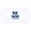 Personalized 3 X 6 Heavy Duty Acrylic / Plastic License Plate Thumbnail