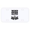Personalized 3 X 6 Heavy Duty Acrylic / Plastic License Plate Thumbnail