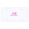 Personalized 3 X 6 Heavy Duty Acrylic / Plastic License Plate Thumbnail