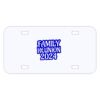 Personalized 3 X 6 Heavy Duty Acrylic / Plastic License Plate Thumbnail