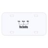 Personalized 3 X 6 Heavy Duty Acrylic / Plastic License Plate Thumbnail