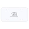 Personalized 3 X 6 Heavy Duty Acrylic / Plastic License Plate Thumbnail