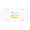 Personalized 3 X 6 Heavy Duty Acrylic / Plastic License Plate Thumbnail